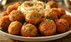NutreGen® Falafel Balls — authentic plant-based falafel balls, no preservatives